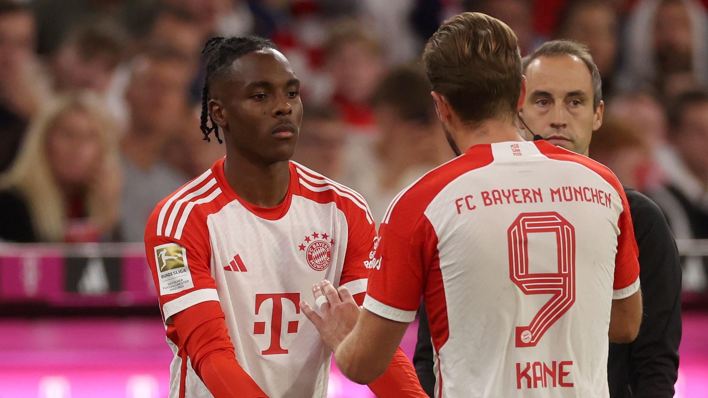 Mathys Tel Opens Up on Harry Kane Advice Before Tottenham Move 9 GettyImages 1724455811