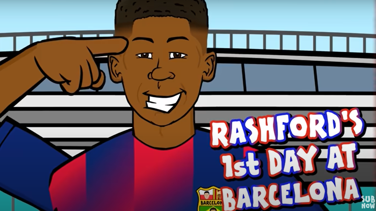 VIDEO: Marcus Rashford left running scared after nightmare first day at Barcelona in hilarious 442oons clip as Man Utd outcast completes loan 18 image2082