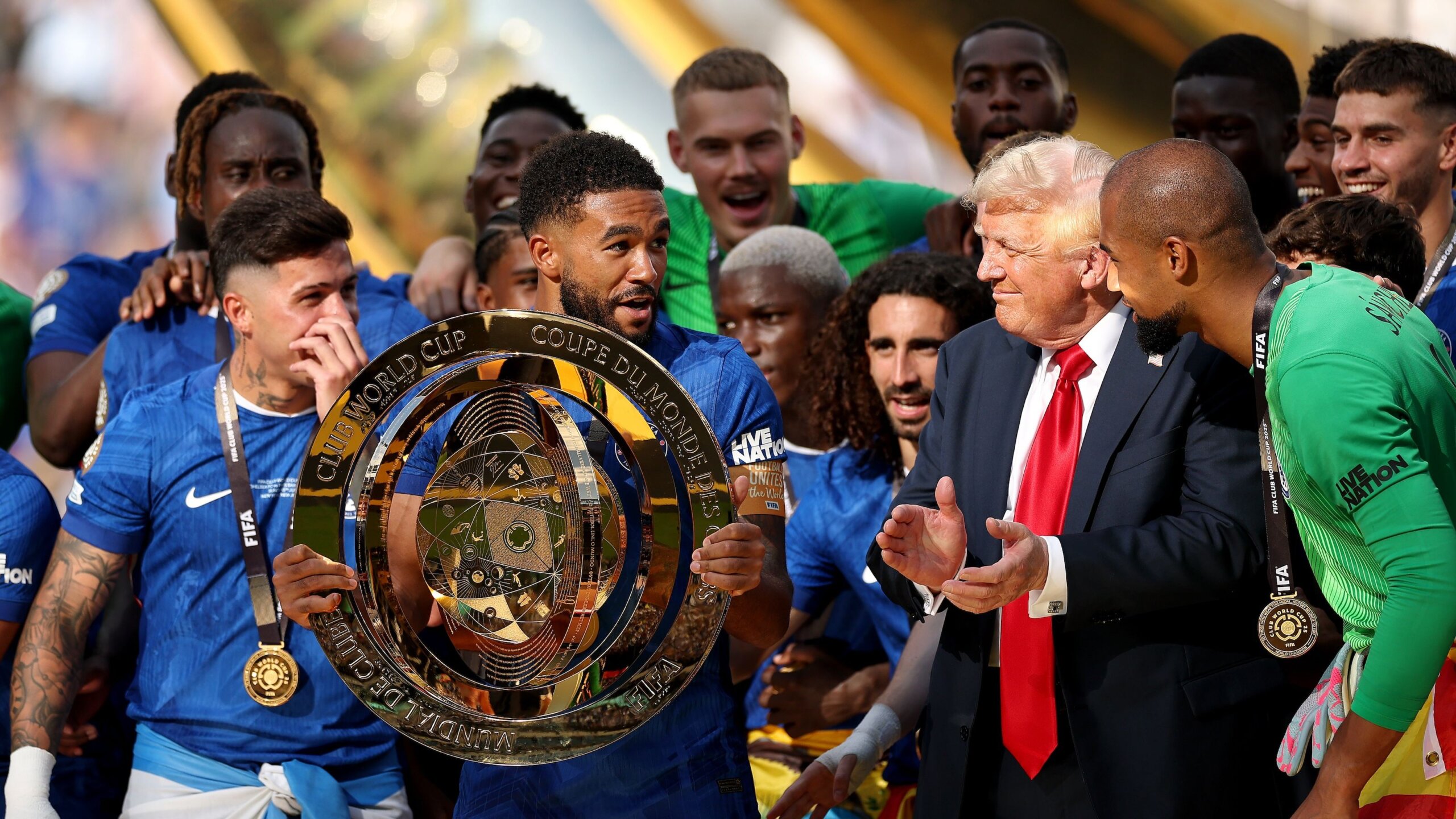 Cucurella Recalls Surreal FIFA Club World Cup Trophy Moment with Trump 2 trump trophy scaled