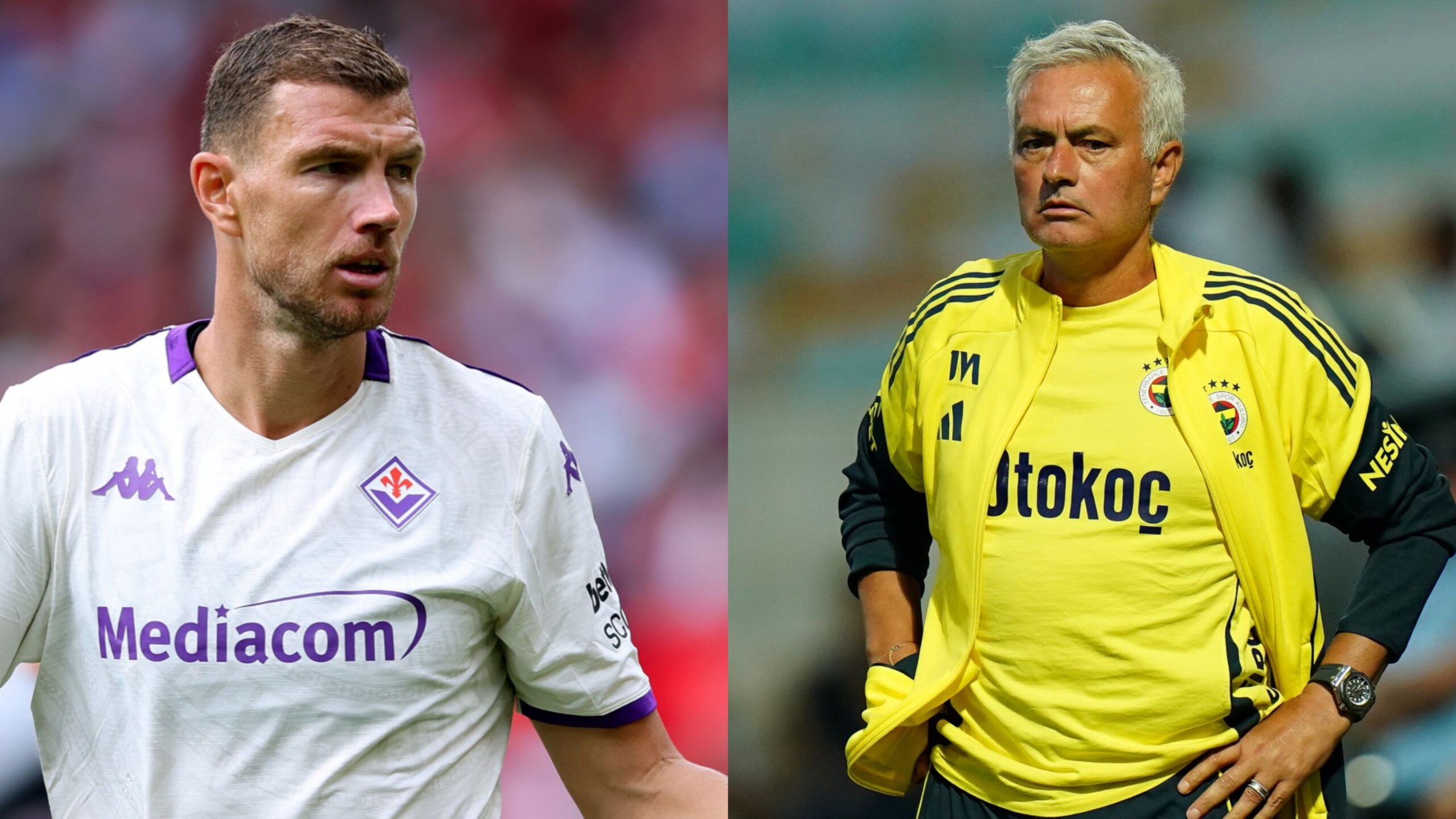 Dzeko Hails Luciano Spalletti as the Ultimate Strikers’ Coach 4 Edin20Dzeko20and20Jose20Mourinho scaled