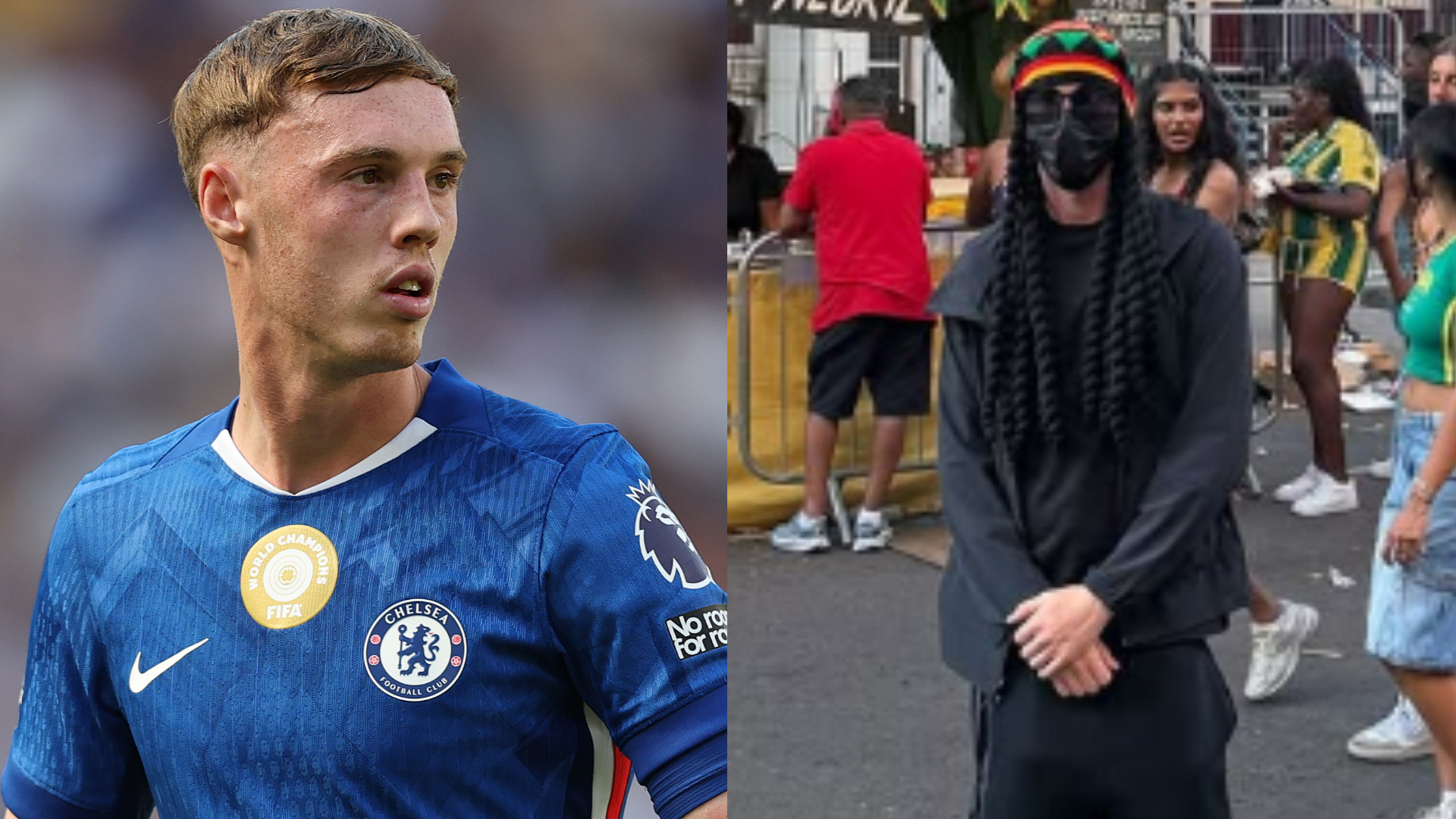 Cole Palmer Embraces Heritage at Notting Hill Carnival in Disguise 2 GOAL20 20Multiple20Images20 20220Split20 20Facebook205 1