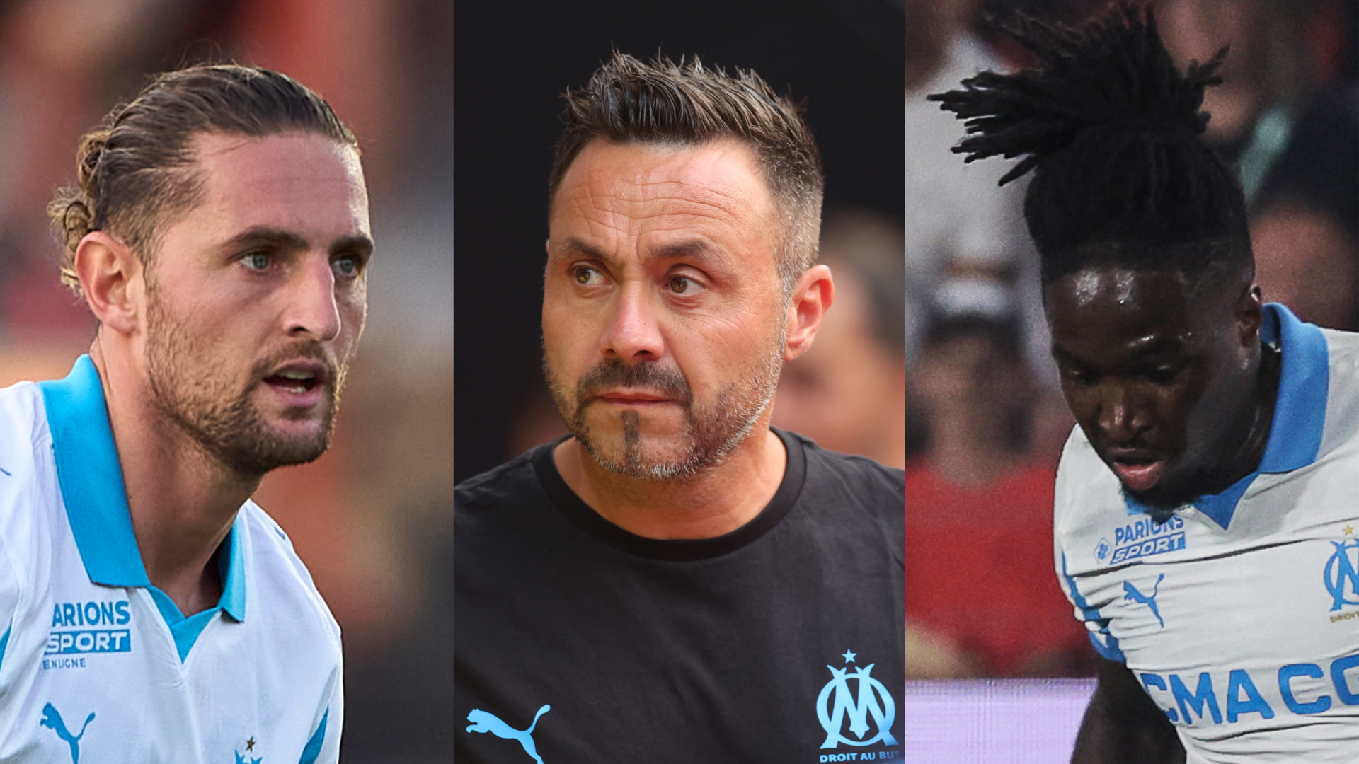 De Zerbi Defends Marseille’s Response to Rabiot-Rowe Clash 3 GOAL20 20Multiple20Images20 20320Split20 20Facebook16