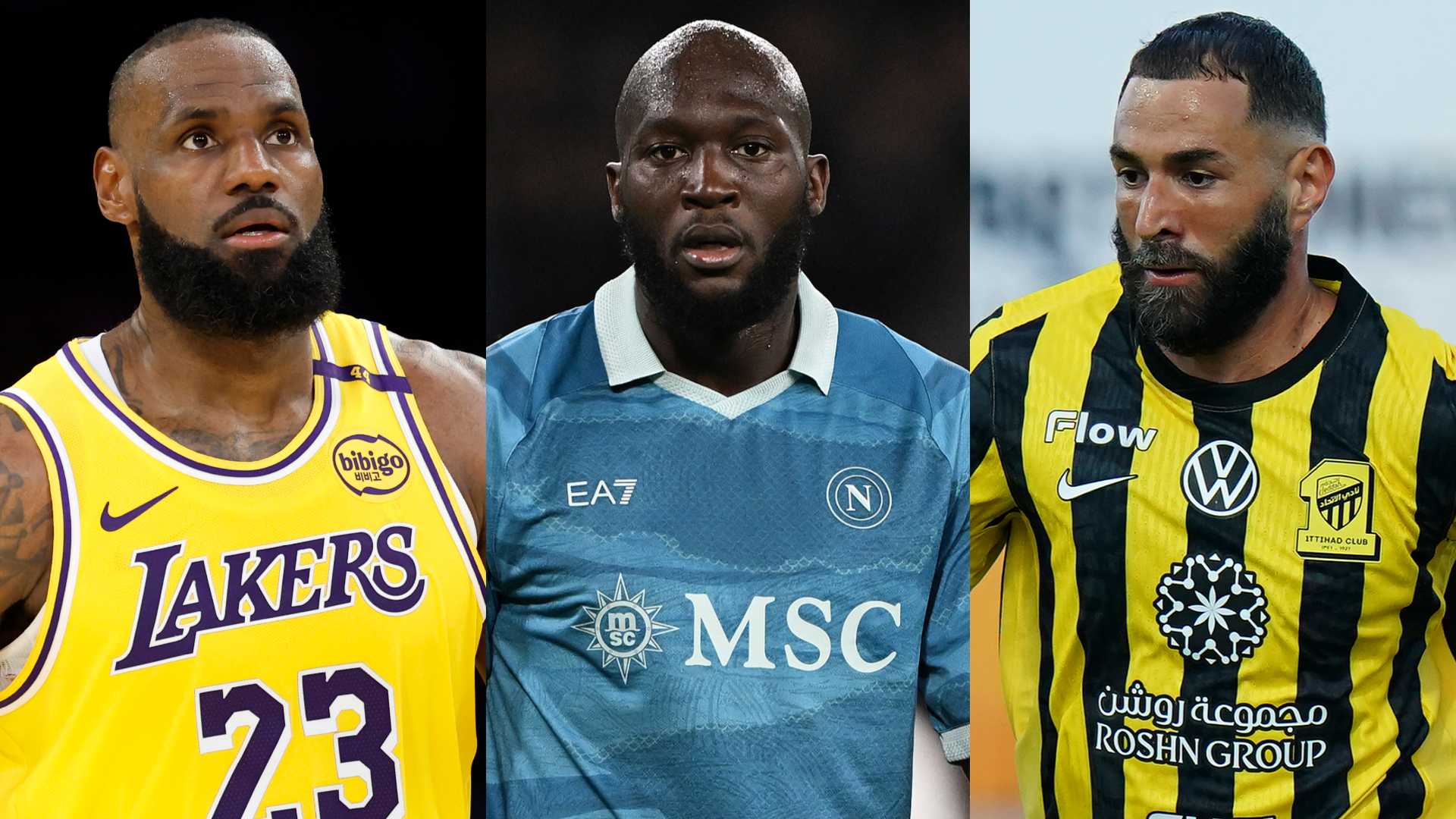 Lukaku Chooses Longevity Icons: LeBron James and Benzema Over Messi and Ronaldo 2 GOAL20 20Multiple20Images20 20320Split20 20Facebook2021