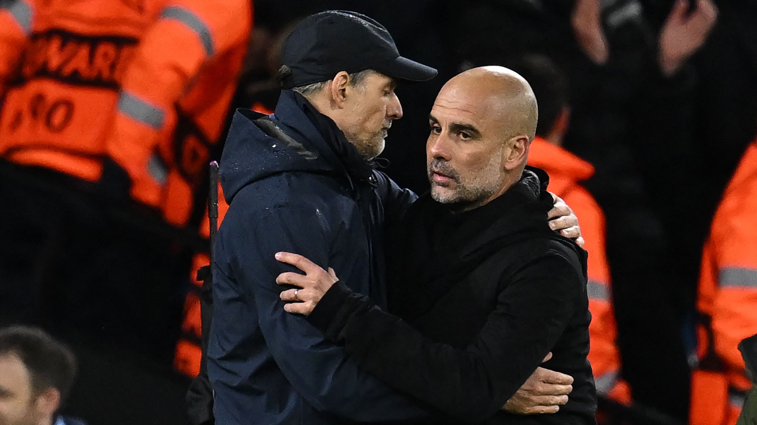 Tuchel Visits Man City, Reunites with Guardiola at Training Ground 3 GettyImages 1251627935 scaled