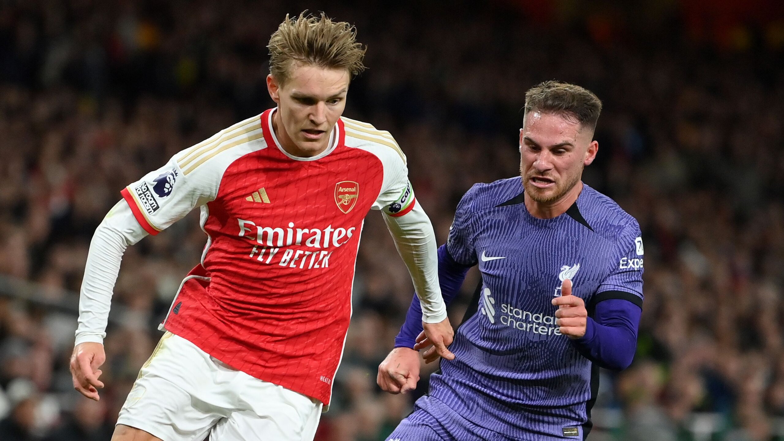 Odegaard Returns to Arsenal Bench as Mac Allister Starts for Liverpool 10 GettyImages 1985814958 scaled