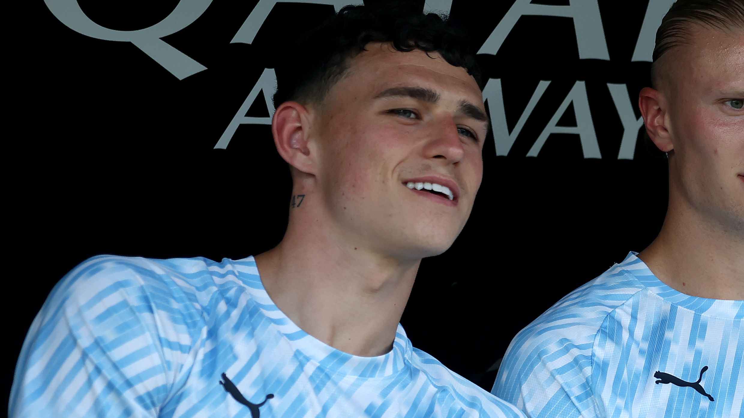 Phil Foden Criticized for Smiling During Manchester City’s Loss 2 GettyImages 2222790904