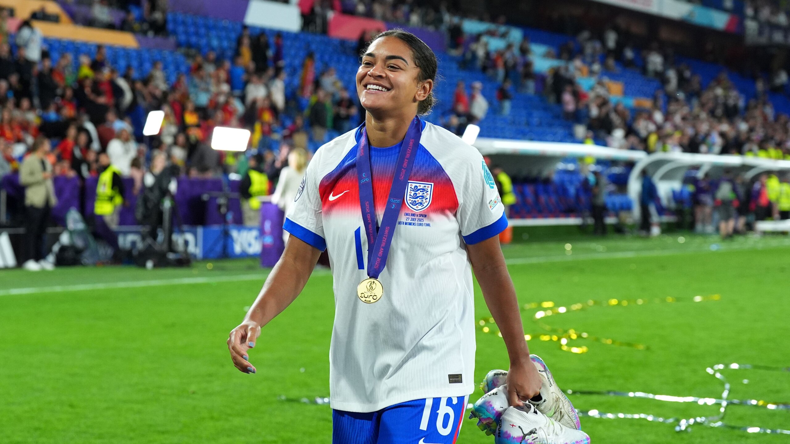 Man Arrested for Racist Abuse Targeting Lionesses Star Jess Carter 1 GettyImages 2227283026 scaled