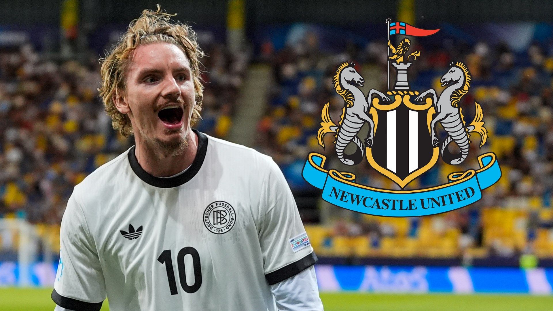 Newcastle United Break Transfer Record for Nick Woltemade 7 Nick20Woltemade20Newcastle20GFX