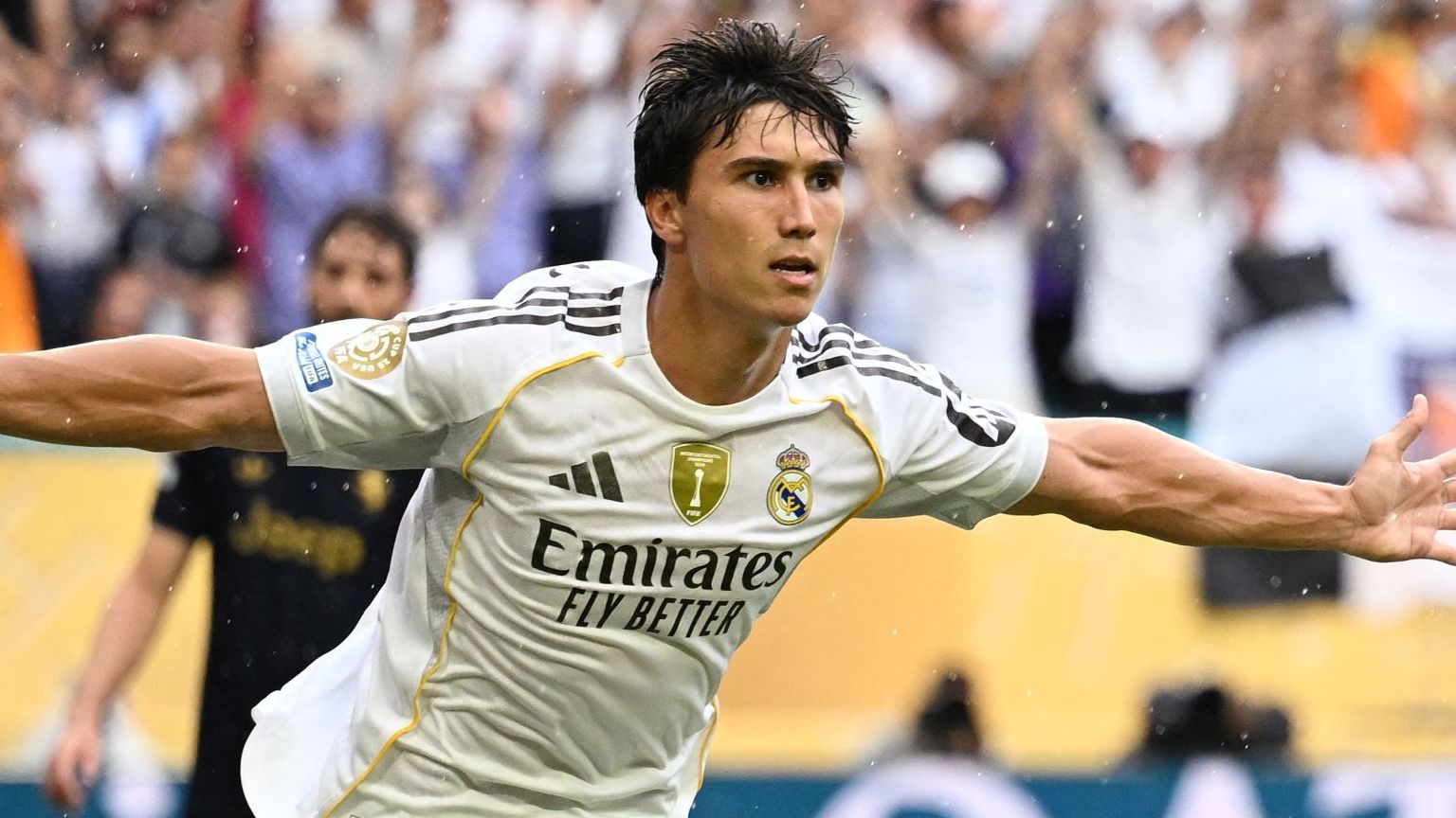 gonzalo.garcia.realmadrid.juventus.2025.festeggia