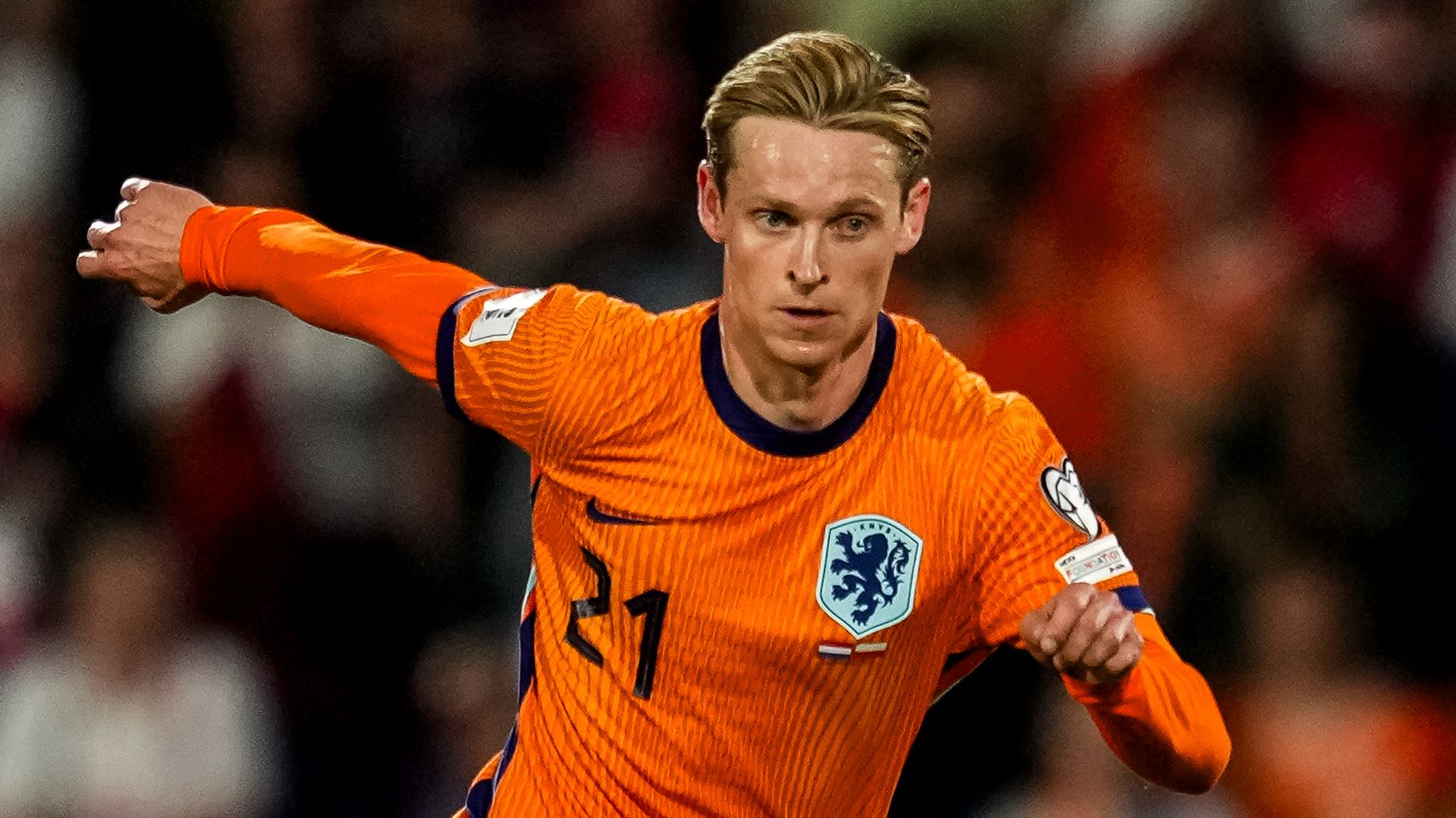 De Jong Frustrated as Netherlands Let Lead Slip Against Poland 1 GettyImages 2233043814