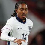 VIDEO: England captain Harry Kane holds back the tears in emotional speech to Djed Spence after ex-Tottenham team-mate earned first Three Lions cap to become country's first Muslim player 5 GettyImages 2234549350