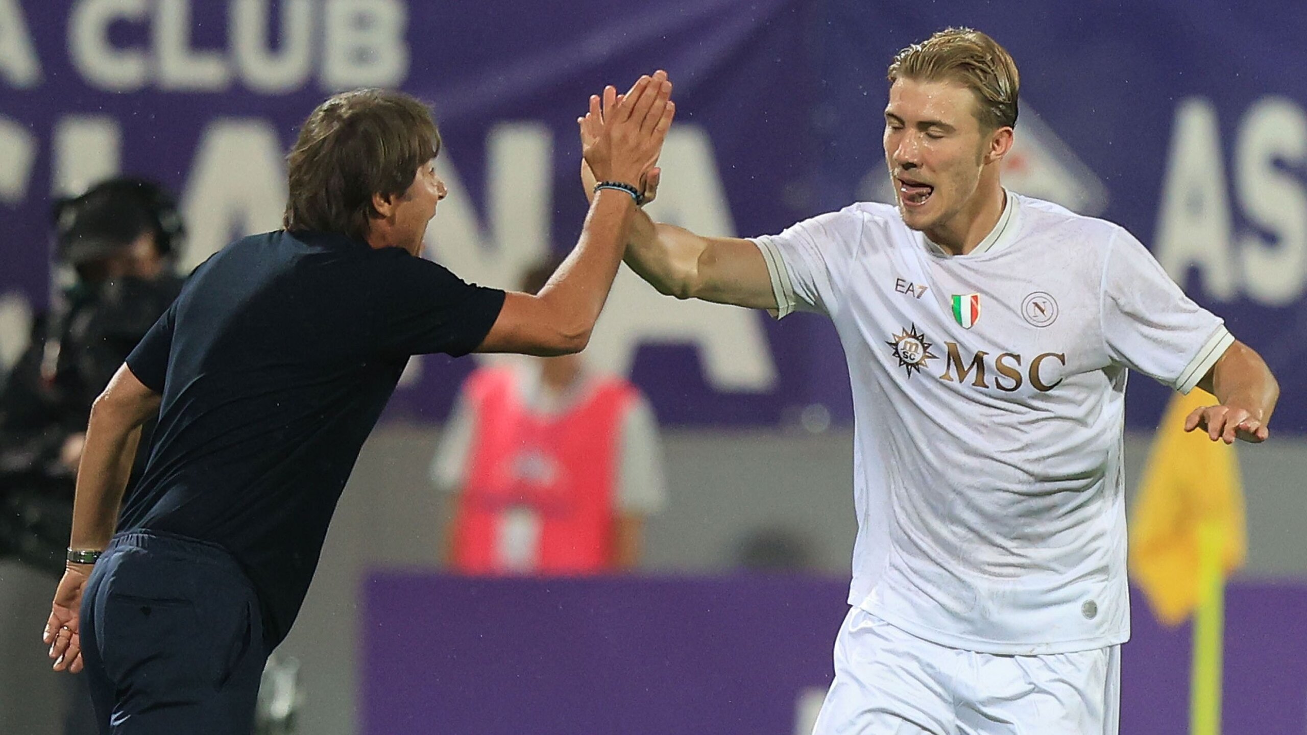 Conte Hails Hojlund’s Napoli Debut After Goal Against Fiorentina 3 GettyImages 2234628247 scaled