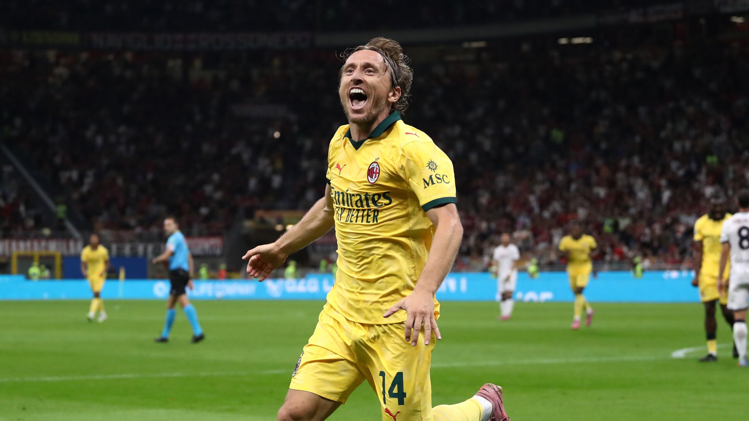 Luka Modric Defies Age with Record-Breaking AC Milan Goal 1 GettyImages 2235429893 scaled
