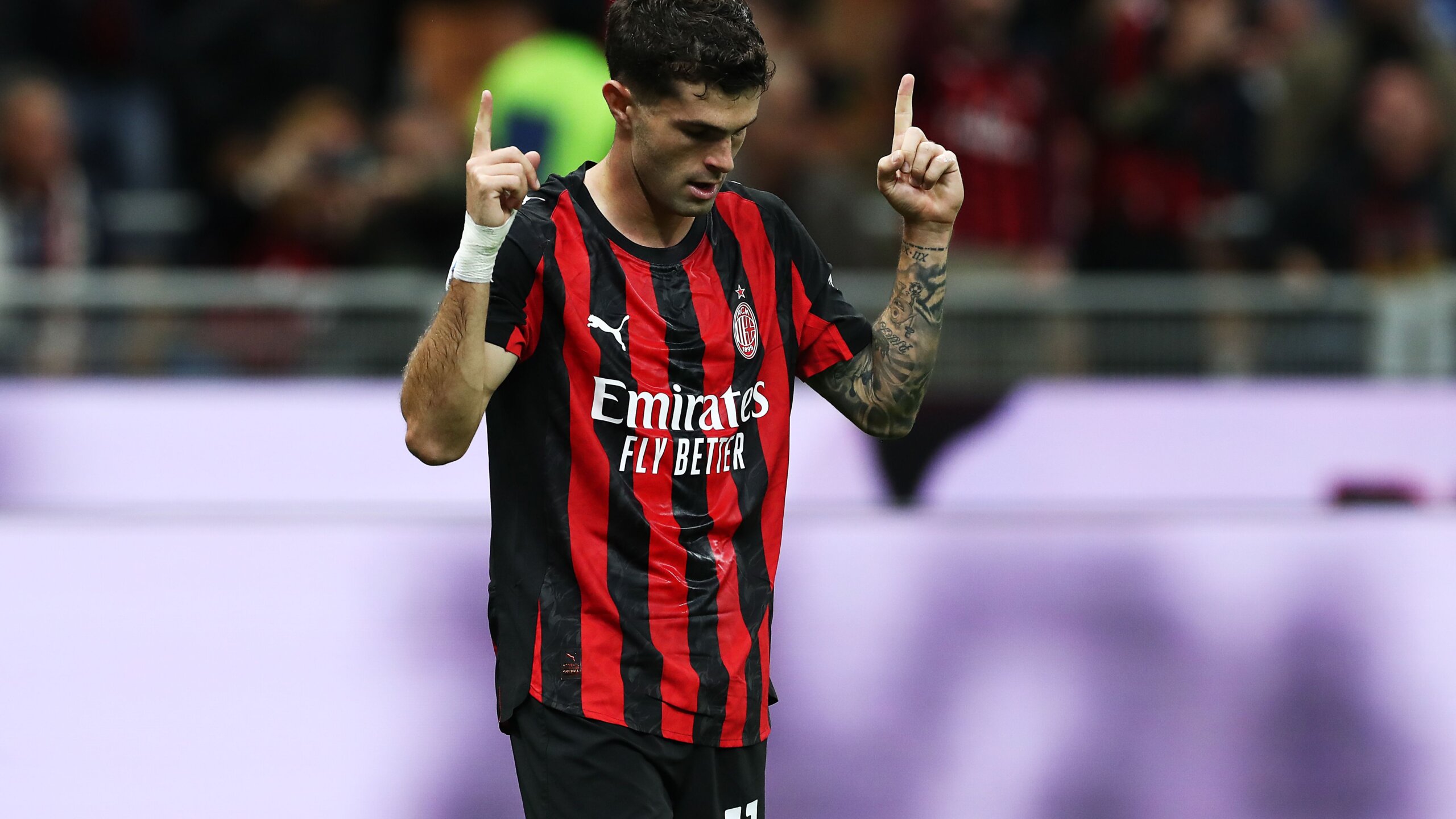 Pulisic Shines With Goal and Assist as AC Milan Downs Napoli 7 GettyImages 2237919139 scaled