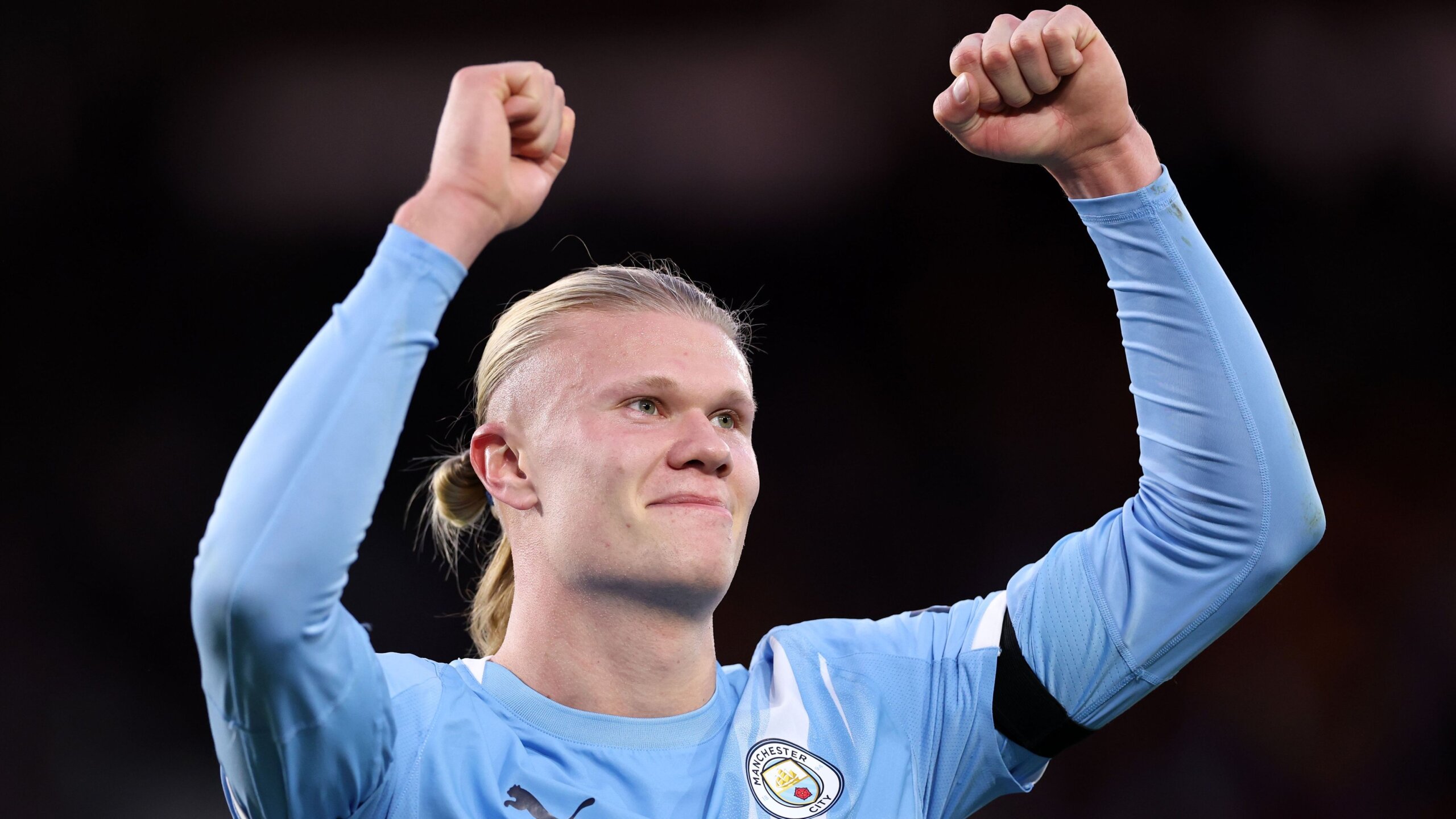 Haaland Eyes European Golden Boot Amid Kane and Mbappe Rivalry 1 GettyImages 2239401147 scaled