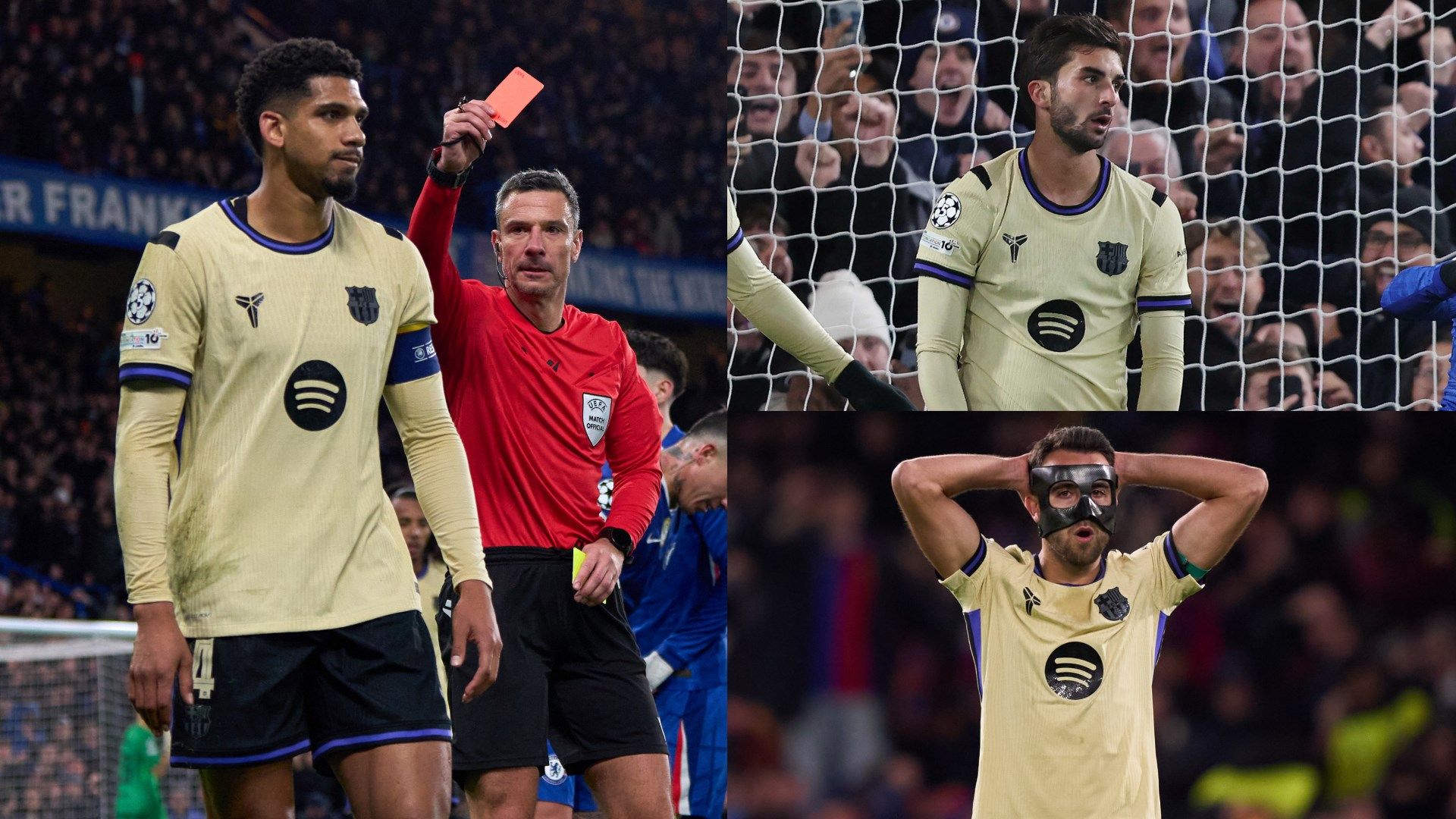 Barcelona Player Ratings: Araujo Red Card Headlines Champions League Humbling 2 Araujo20Ferran20Garcia20Barcelona20GFX