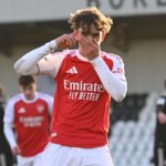 VIDEO: Max Dowman, that is special! Arsenal sensation scores Mesut Ozil-esque wonder goal in big UEFA Youth League win over Bayern Munich 9 GOAL20 20Blank20WEB20 20Facebook440