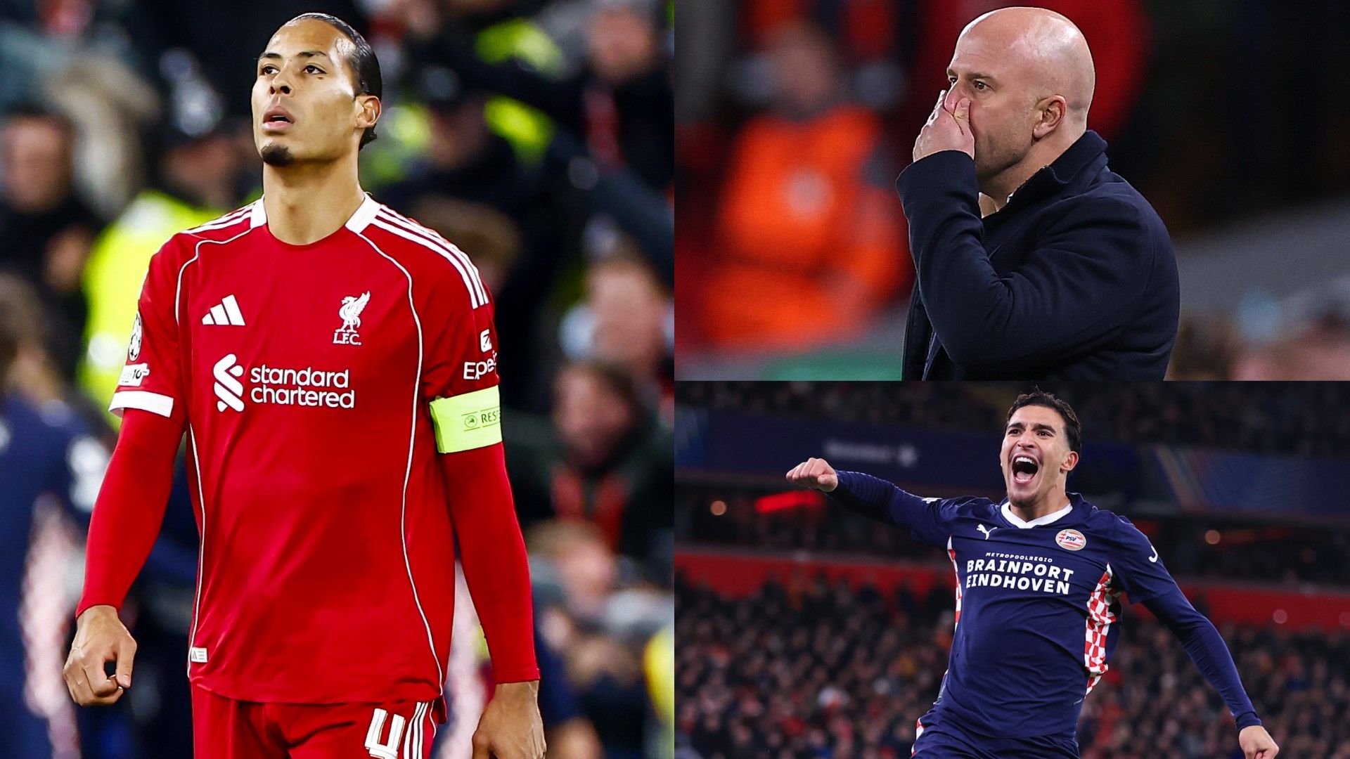 Liverpool Player Ratings vs PSV: Van Dijk Struggles in Heavy Defeat 3 Liverpool20PSV20GFX