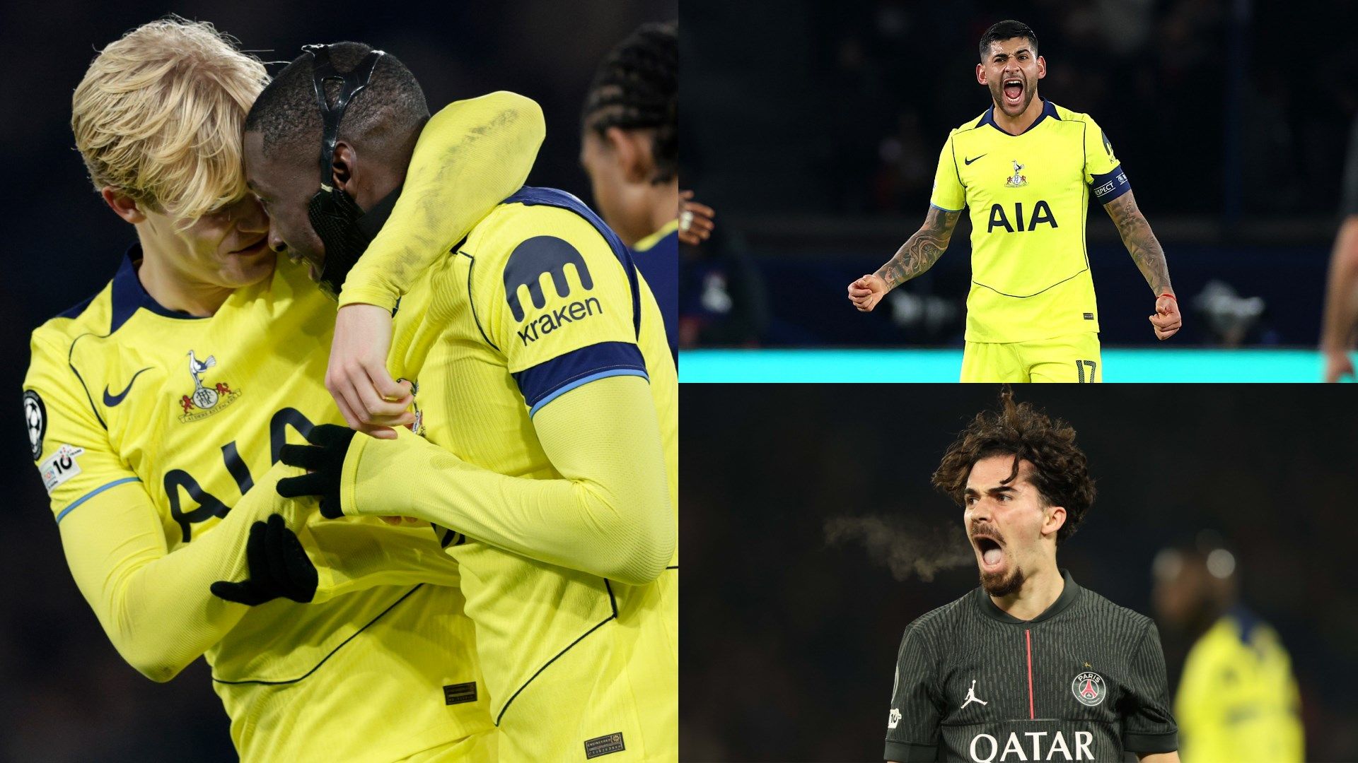 Tottenham Player Ratings: Defensive Errors Overshadow Kolo Muani Brilliance Against PSG 4 Spurs20PSG20GFX202