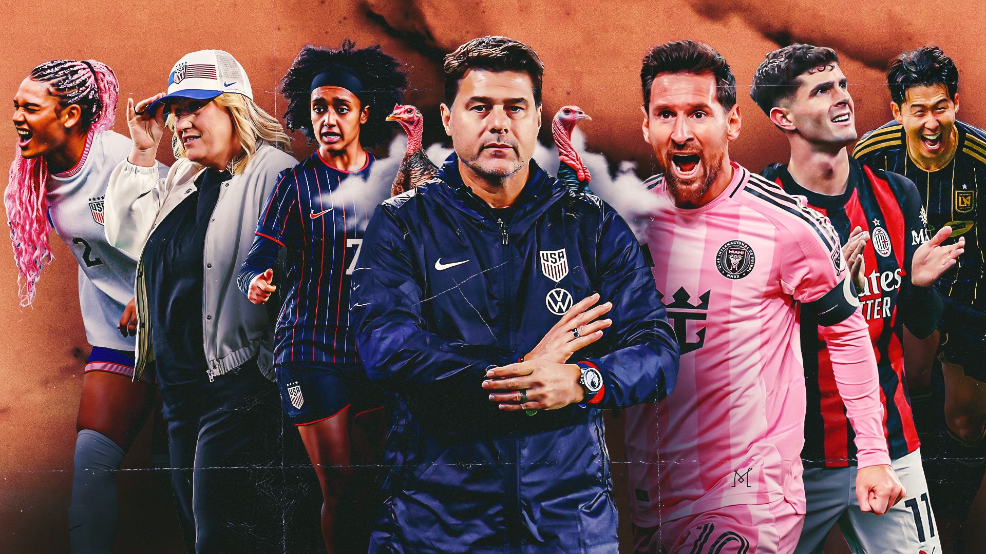 American Soccer Fans Celebrate Messi, USMNT Progress, and World Cup Hopes 9 Thanksgiving graphic