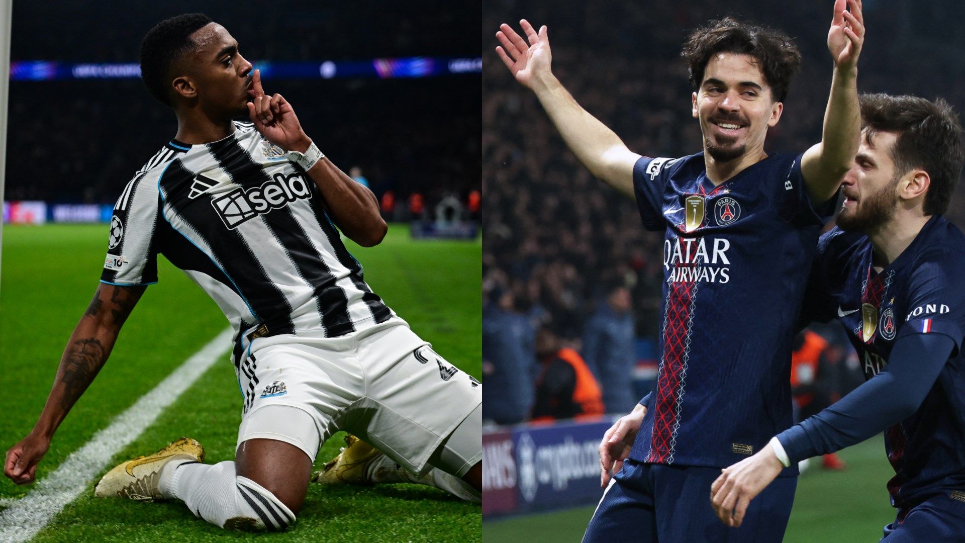Newcastle Player Ratings vs PSG: Barnes Miss Sours Champions League Draw 6 Willock20Vitinha20GFX