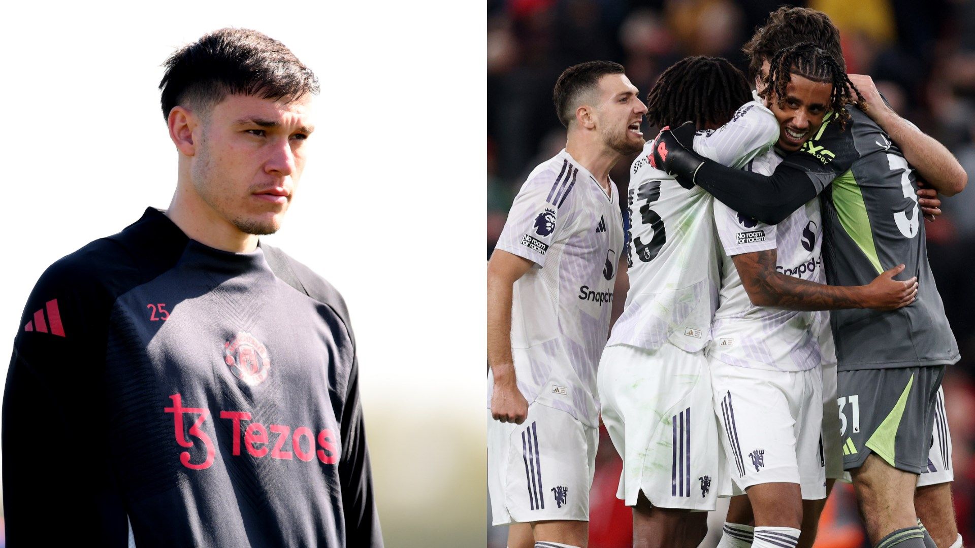 Man Utd Midfield Unites as Ugarte, Yoro & Lammens Bond Off the Pitch 7 GOAL20 20Multiple20Images20 20220Split20 20Facebook27