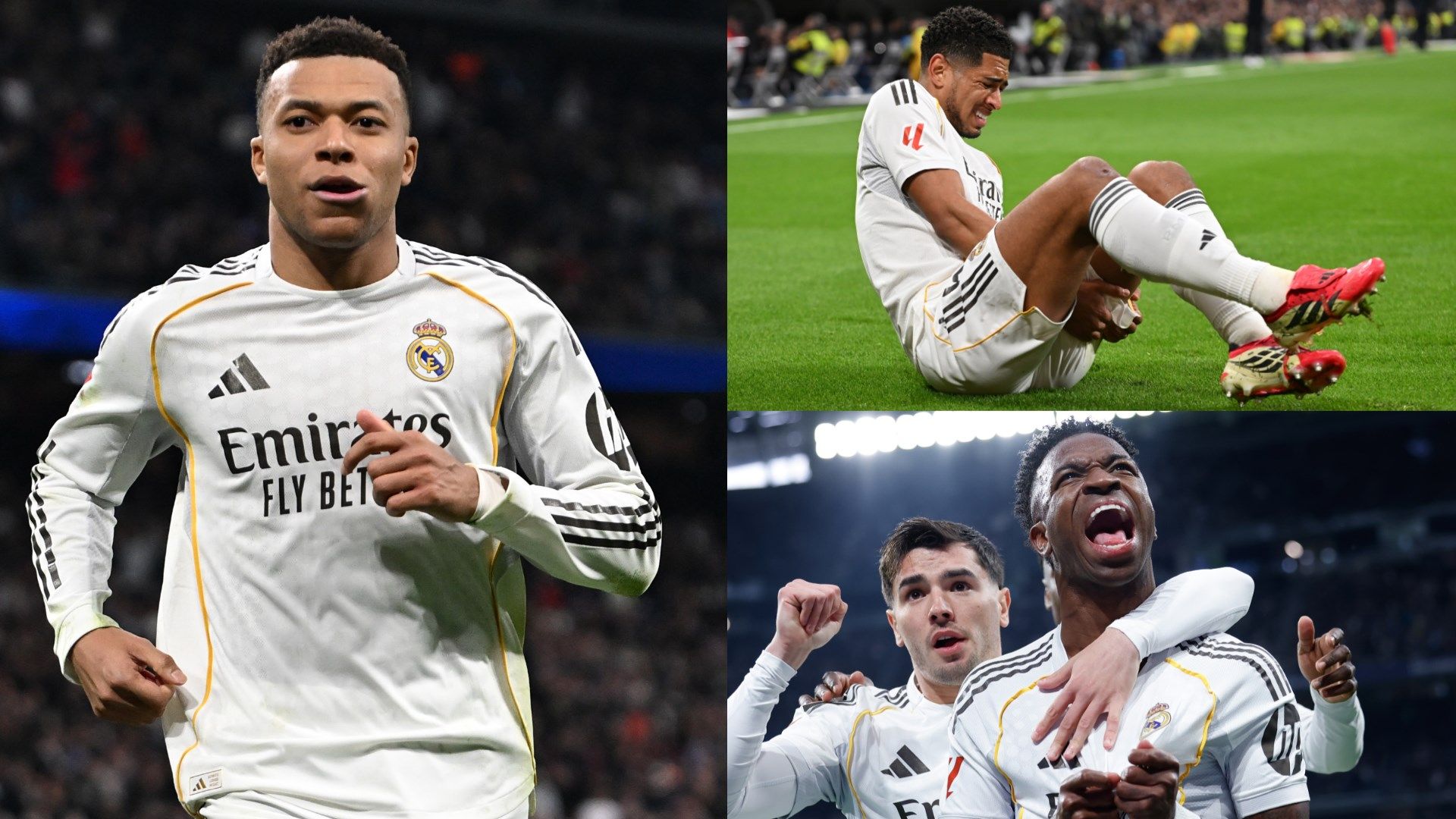 Real Madrid Player Ratings: Mbappe's Late Penalty Seals Dramatic Win Over Rayo 4 Mbappe20Bellingham20Vinicius20Real20Madrid20GFX203