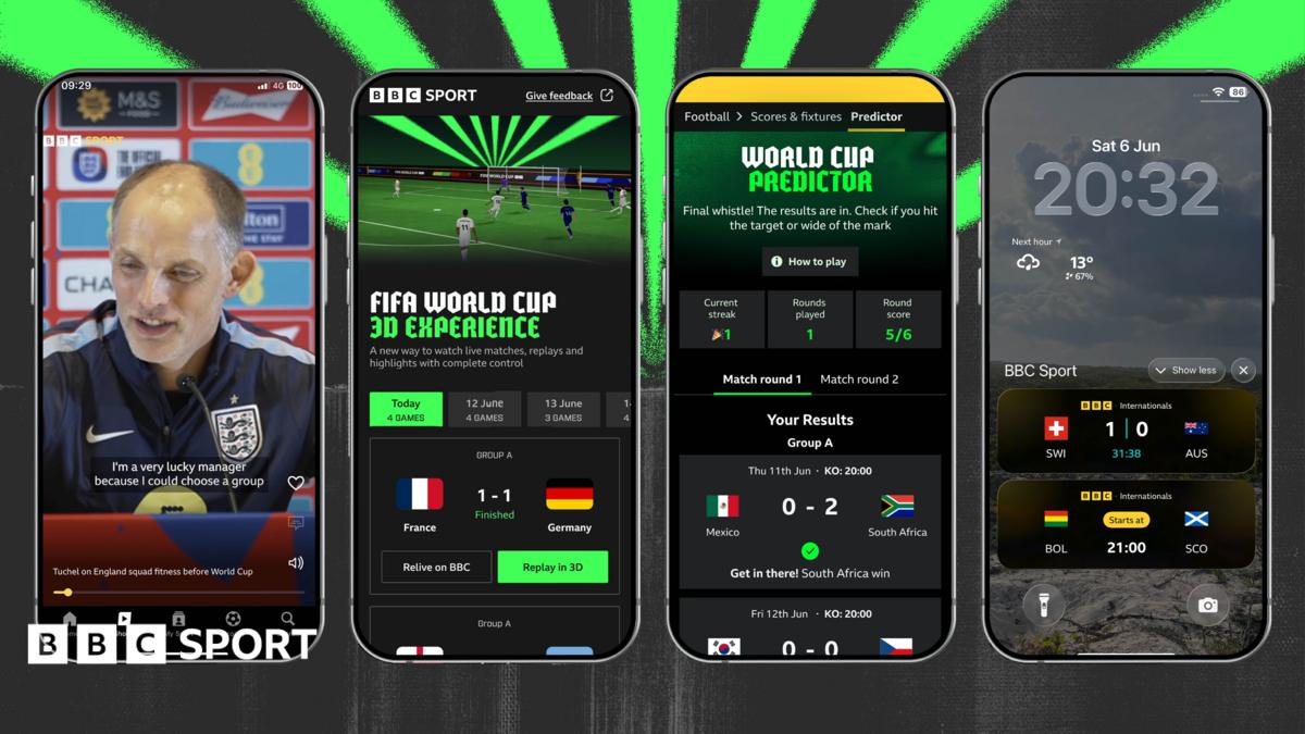 BBC Sport promotes World Cup app as 2026 tournament expands to 48 teams 1 bd597470 6317 11f1 89a3 d1f559421220 1