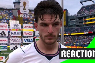 Declan Rice stays upbeat after England are held by Ghana in Boston 4 f28850d0 6f51 11f1 8546 8f19e4fe30f4