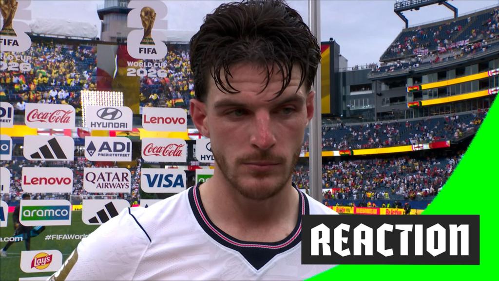 Declan Rice stays upbeat after England are held by Ghana in Boston 1 f28850d0 6f51 11f1 8546 8f19e4fe30f4