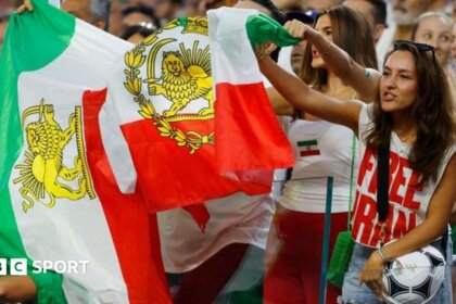 Iran v Iran in the stands as politics and football intertwine 1 f4f0e580 6934 11f1 9eac df8ea7226b66