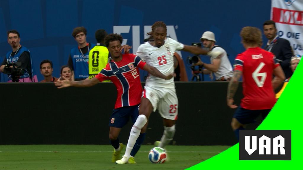 VAR overturns England penalty after Djed Spence contact call in Norway clash 1 616a5dd0 7d81 11f1 b976 0b9c15b0ccfc