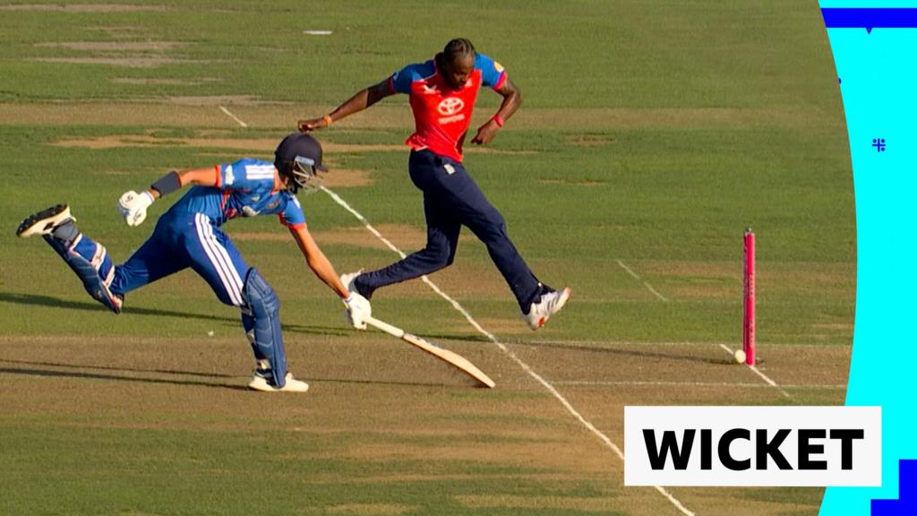Jofra Archer shows football instincts with sharp run-out as England restrict India in Bristol 1 81089050 7bc2 11f1 b976 0b9c15b0ccfc