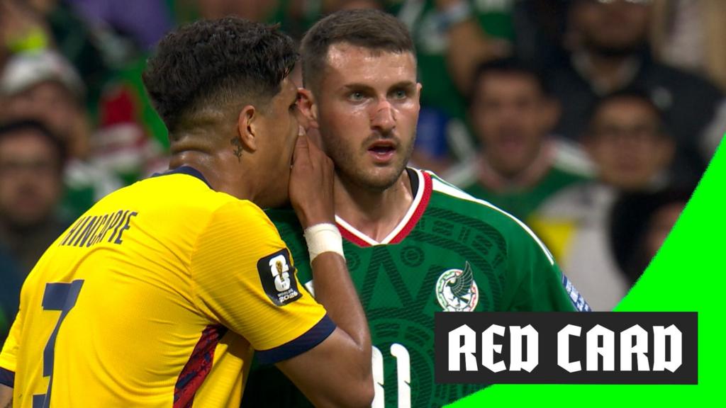 Hincapie becomes second player sent off for covering mouth in Ecuador’s defeat to Mexico 1 9cc2a240 750a 11f1 8546 8f19e4fe30f4